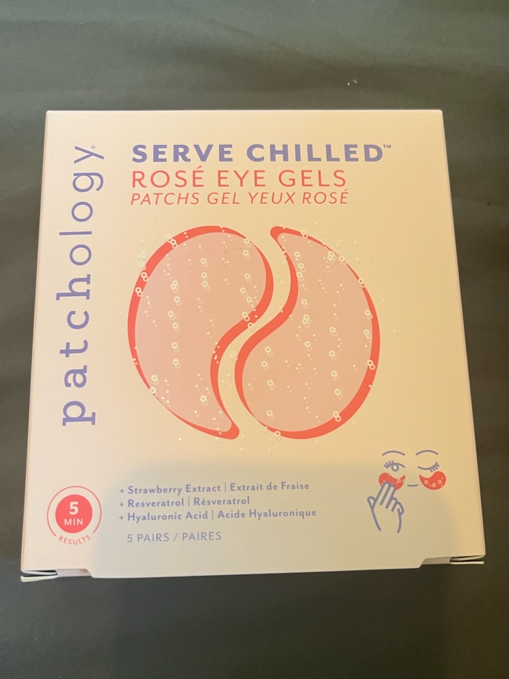 NWT Patchology Rosé Eye Gels eye mask